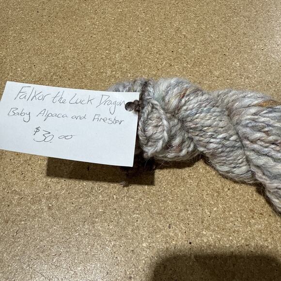 In The Eyes of March 100% Handspun Art Yarn Lot of 5 Skeins Wool Blend - Picture 8 of 9